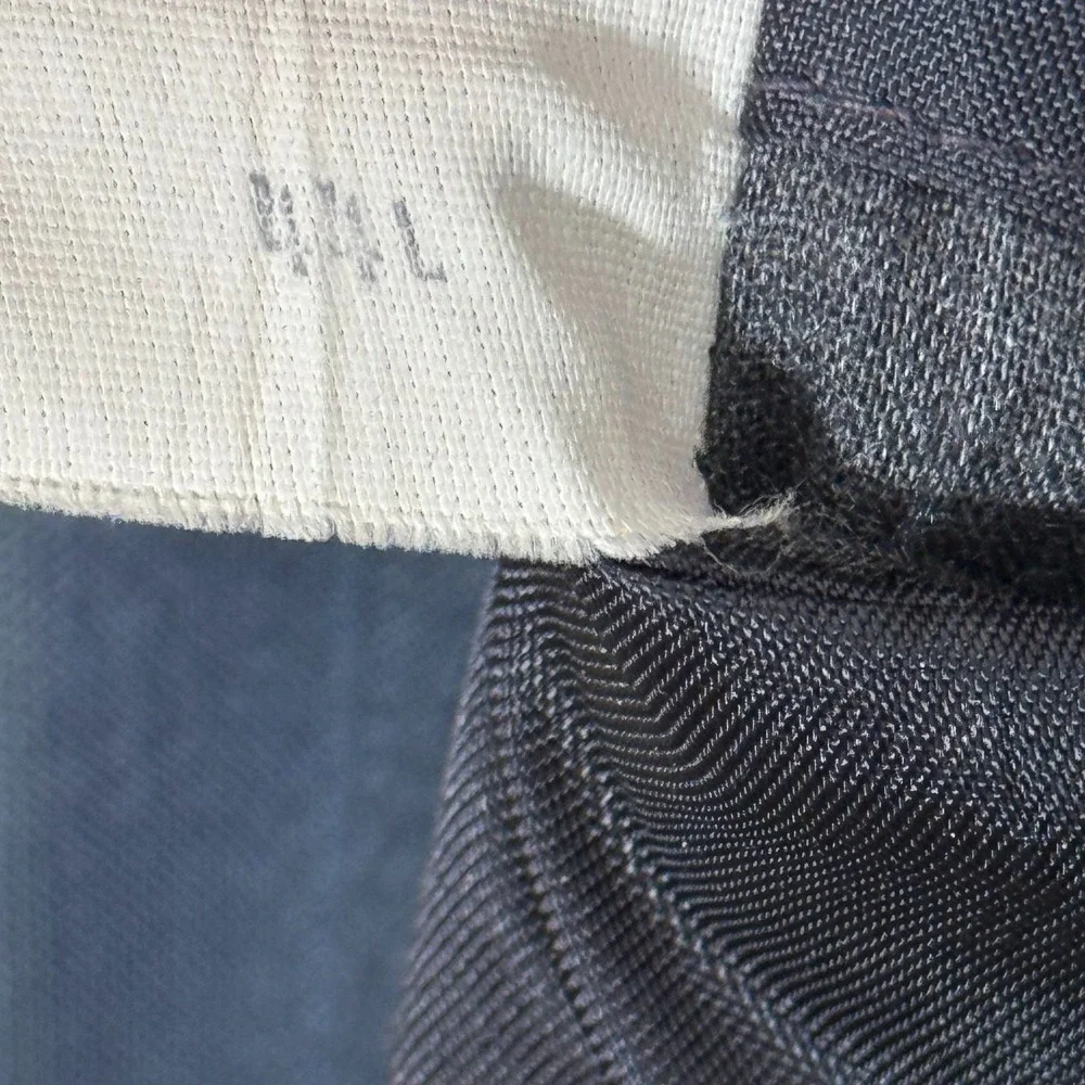 Oscar de la‎ Renta Sport Coat Blazer 44L Blue Wool Old Money Vtg 80s 90s Luxury